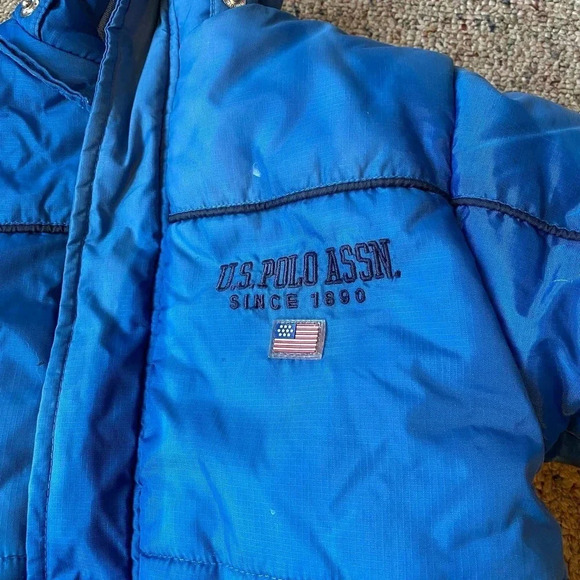 U.S.Polo Assn Baby Boy Blue Snowsuit Size 24M - Picture 4 of 6